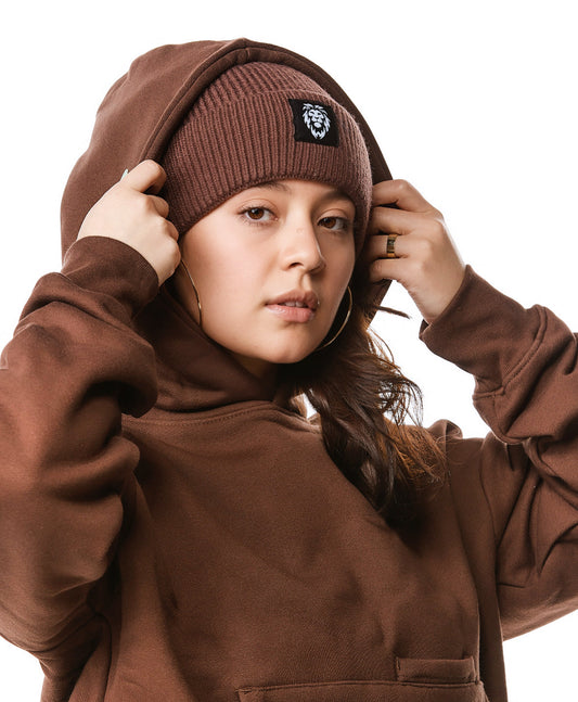 Mocha Brown Blank Luxury Hoodie