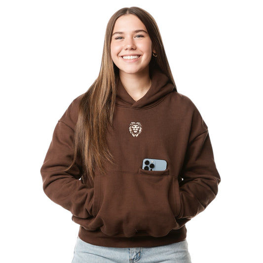 Onzeal Mocha Brown Luxury Hoodie