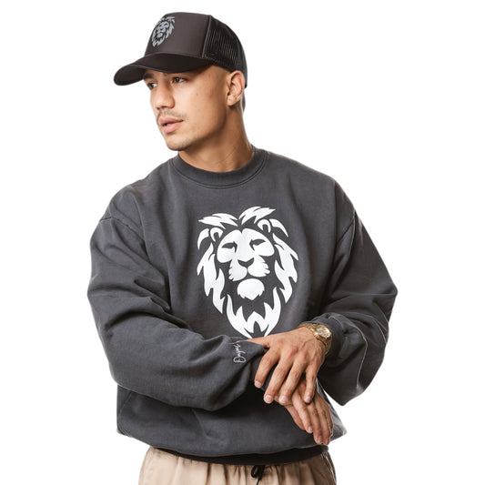 Onzeal Dolphin Blue Heavy Fleece Crewneck - Limited